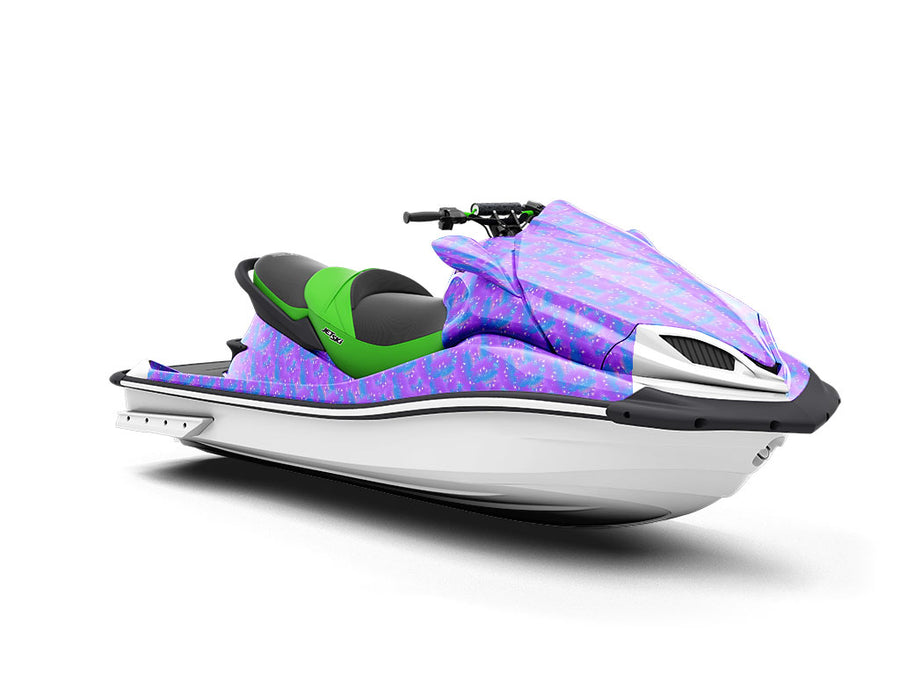 Galactic Views Tie Dye Jet Ski Vinyl Customized Wrap