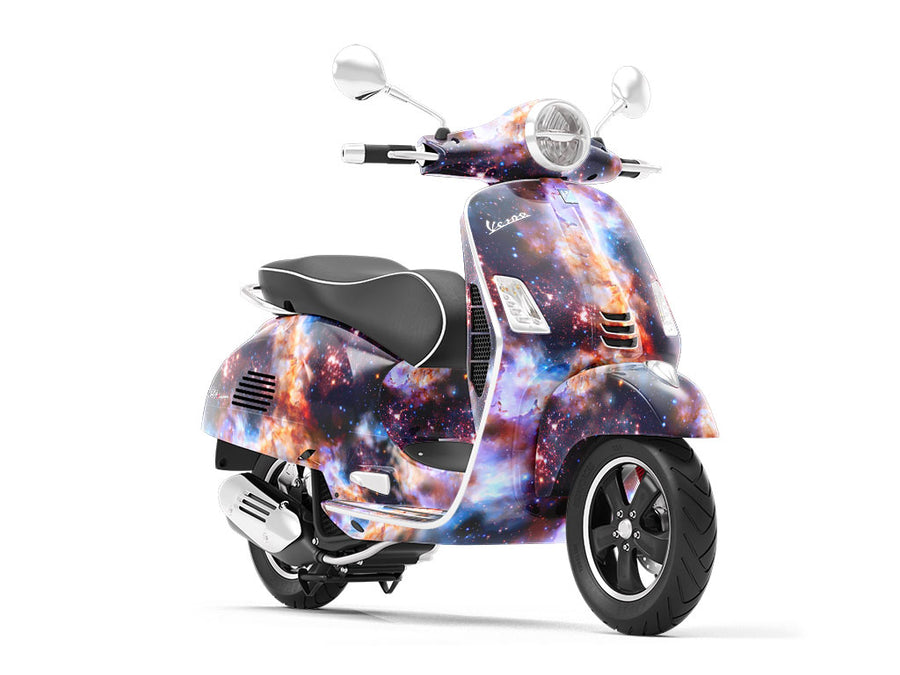 Galaxy Dust Science Fiction Vespa Scooter Wrap Film