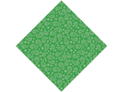 Gallant Green Paisley Vinyl Wrap Pattern