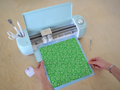 gallant green paisley Cricut Compatible Vinyl