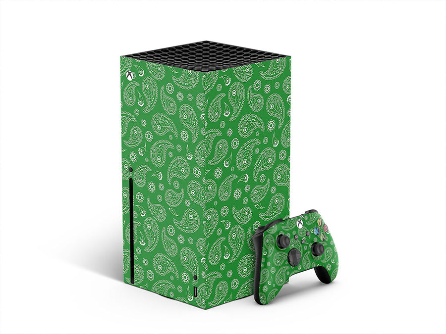 gallant green paisley XBOX DIY Decal