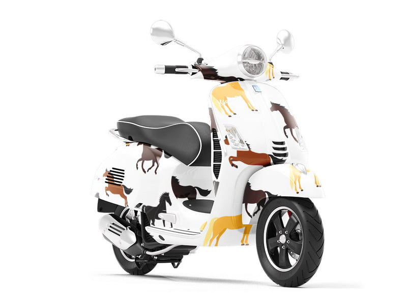 Gallop Ahead Animal Vespa Scooter Wrap Film