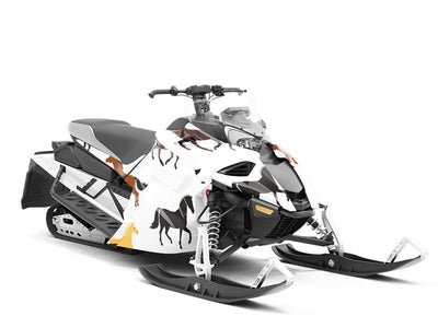 Gallop Ahead Animal Custom Wrapped Snowmobile