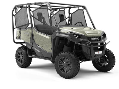 Galvanized Green Diamond Plate Utility Vehicle Vinyl Wrap