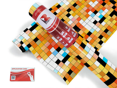 gamboge structures mosaic Craft Vinyl Roll