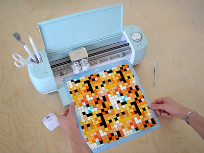 gamboge structures mosaic Cricut Compatible Vinyl