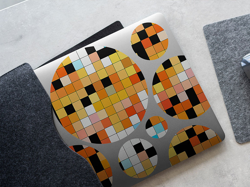 gamboge structures mosaic DIY Laptop Stickers