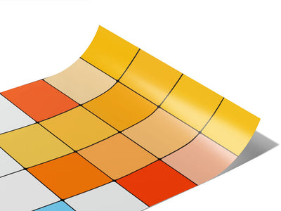 Gamboge Structures Mosaic Vinyl Wraps~Rwraps Series 914 Digitally Printed Vinyl Wrap~0