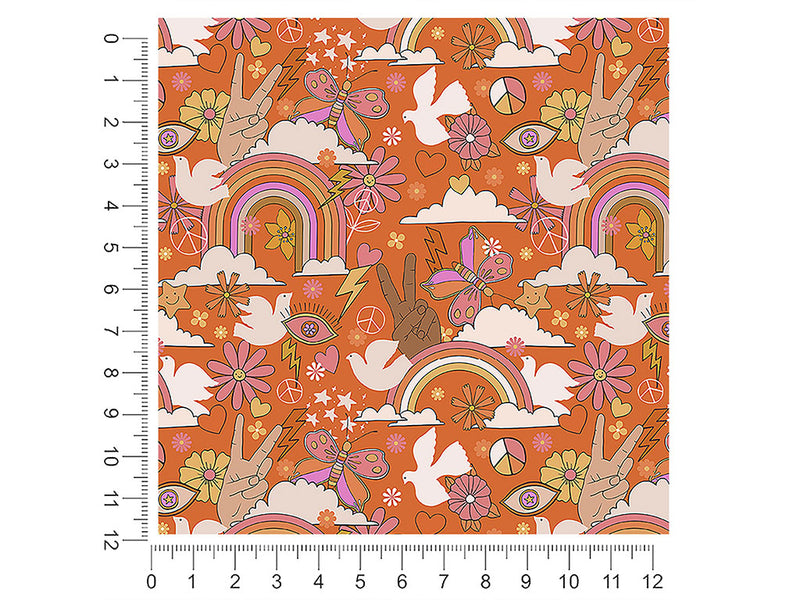 garden birds retro 1ft x 1ft Craft Sheets