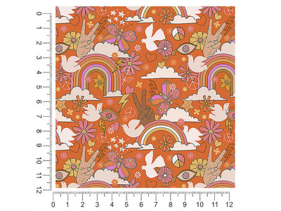 garden birds retro 1ft x 1ft Craft Sheets