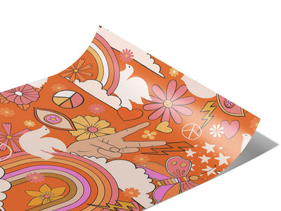 Garden Birds Retro Vinyl Wraps~Rwraps Series 914 Digitally Printed Vinyl Wrap~0