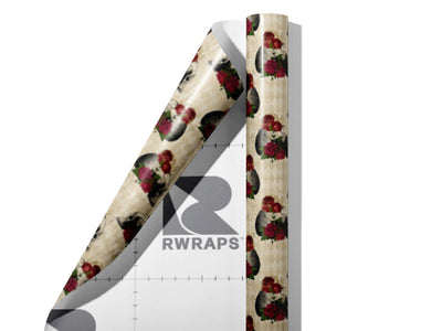 Garden Burials Gothic Wrap Film Sheets~Rwraps Series 914 Garden Burials Gothic Scrolled Sheet~3
