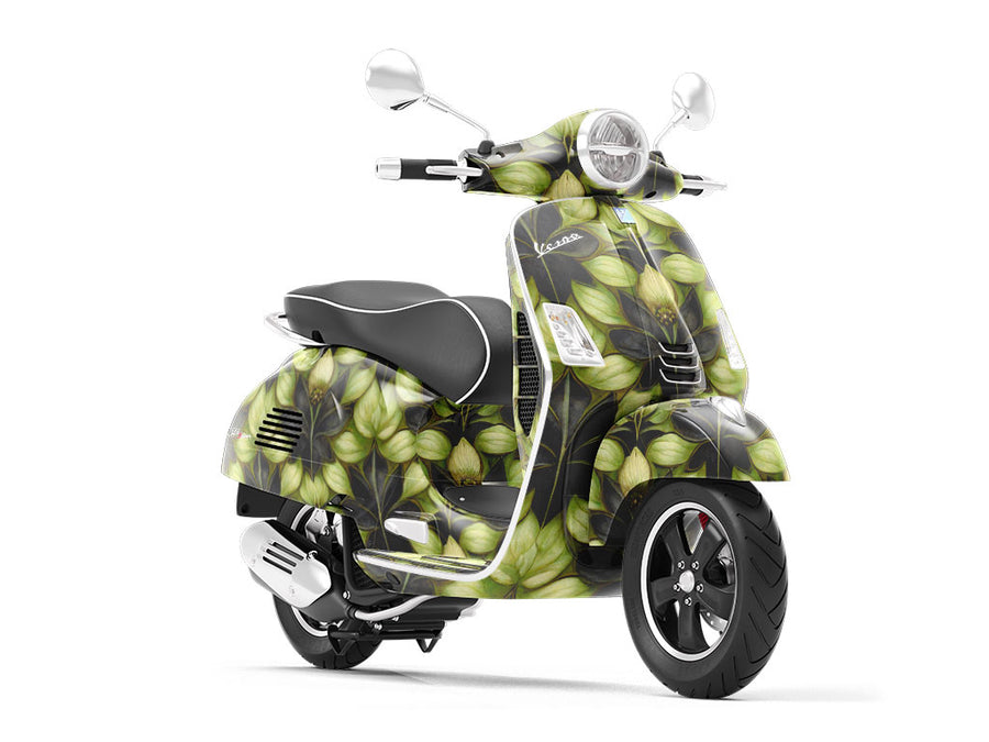 Garden Illusion Floral Vespa Scooter Wrap Film