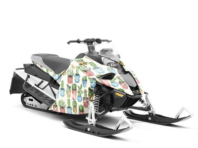 Garden Supply Cacti Custom Wrapped Snowmobile