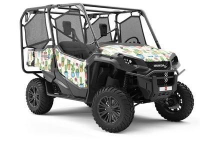Garden Supply Cacti Utility Vehicle Vinyl Wrap