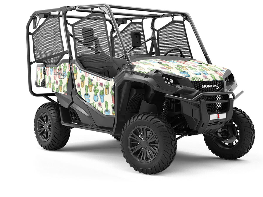 Garden Supply Cacti Utility Vehicle Vinyl Wrap