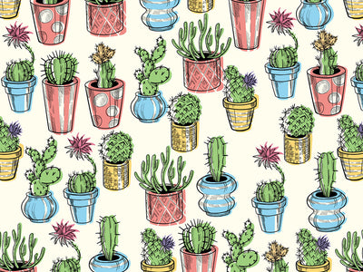 Garden Supply Cacti Vinyl Wrap Pattern~Rwraps Series 914 Digitally Printed Vinyl Wrap~0