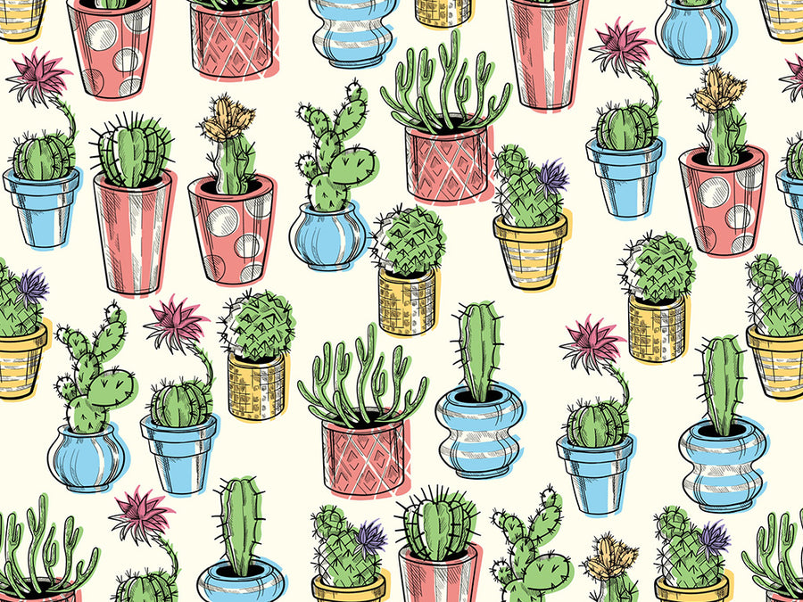 Garden Supply Cacti Vinyl Wrap Pattern~Rwraps Series 914 Digitally Printed Vinyl Wrap~0