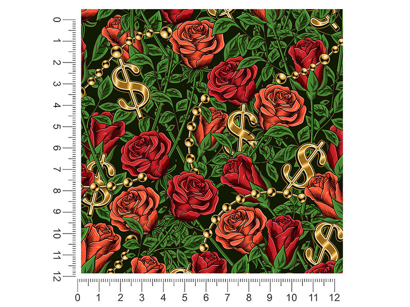 garden treasure floral 1ft x 1ft Craft Sheets