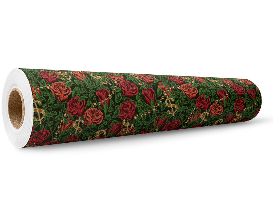 Garden Treasure Floral Wrap Film Wholesale Roll~Rwraps Series 914 Digitally Printed Vinyl Roll~5