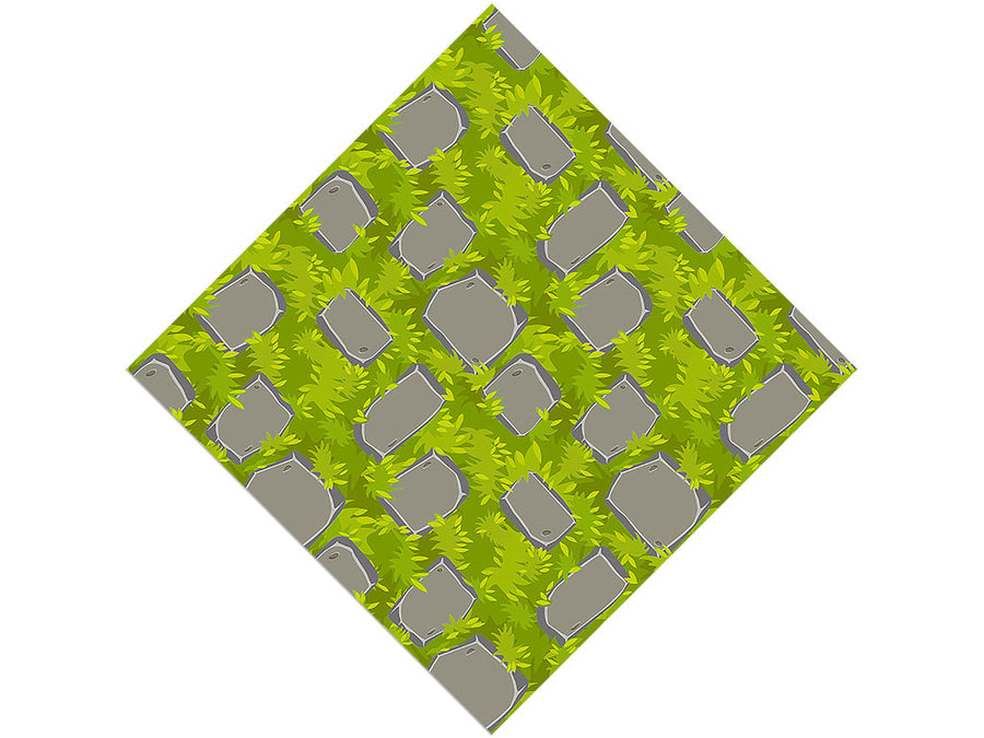 Garden Walk Cobblestone Vinyl Wrap Pattern