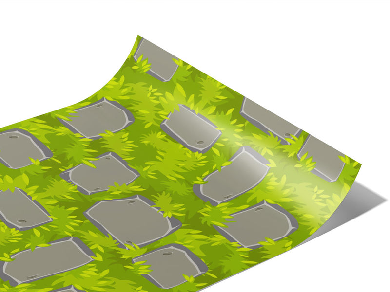 Garden Walk Cobblestone Vinyl Wraps~Rwraps Series 914 Digitally Printed Vinyl Wrap~1