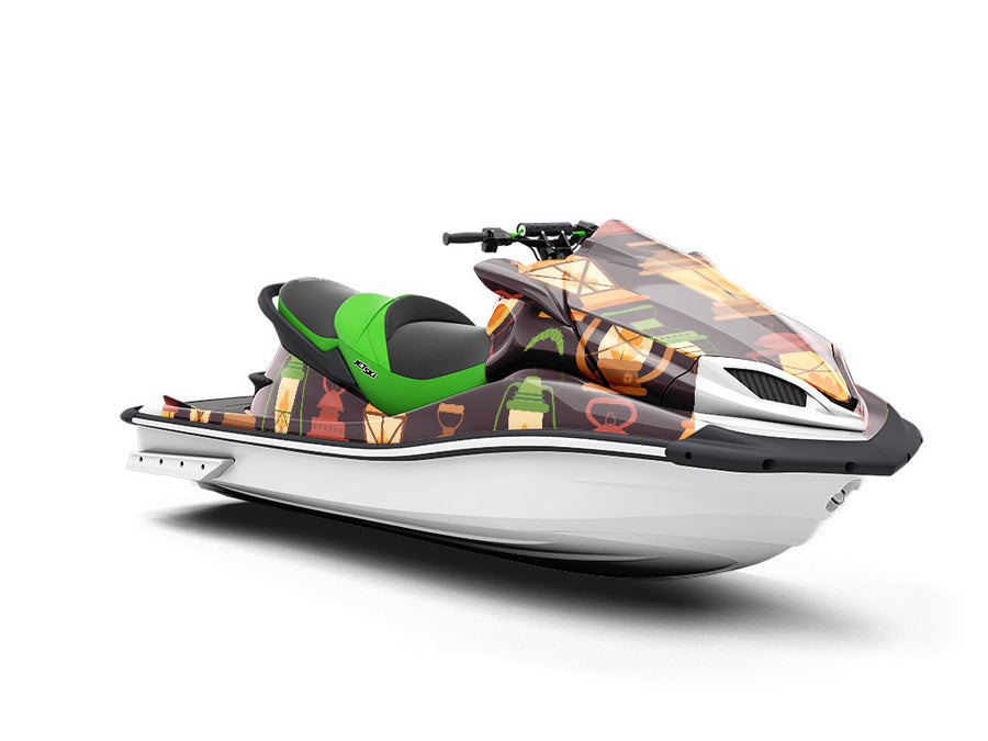 Gas Beacon Camping Jet Ski Vinyl Customized Wrap
