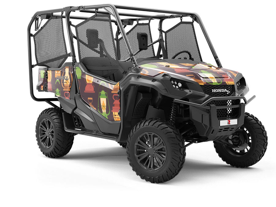 Gas Beacon Camping Utility Vehicle Vinyl Wrap