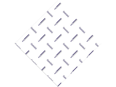 Gemini Swords Astrology Vinyl Wrap Pattern