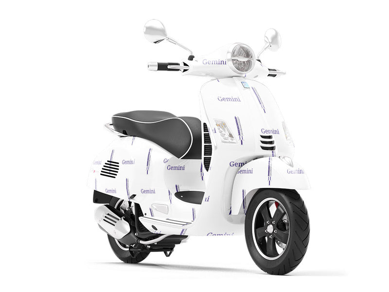 Gemini Swords Astrology Vespa Scooter Wrap Film