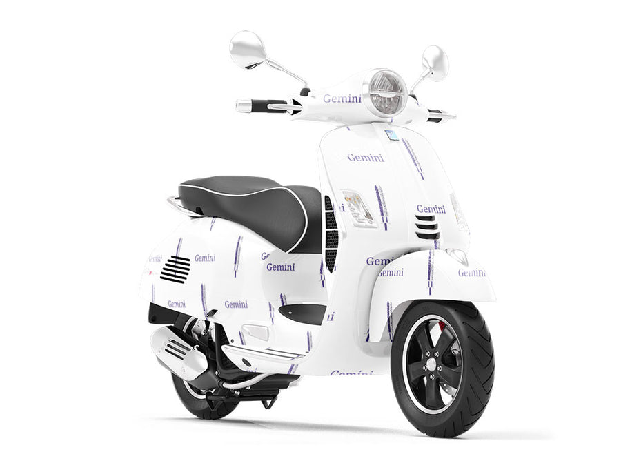 Gemini Swords Astrology Vespa Scooter Wrap Film