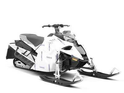 Gemini Swords Astrology Custom Wrapped Snowmobile