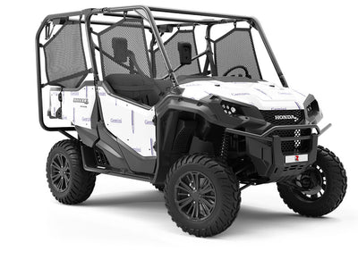 Gemini Swords Astrology Utility Vehicle Vinyl Wrap