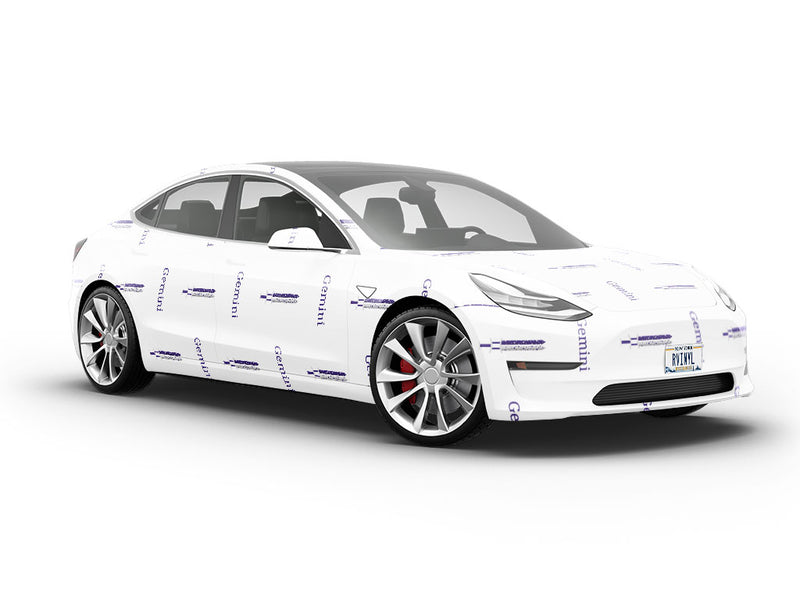 Gemini Swords Astrology Vehicle Vinyl Wrap