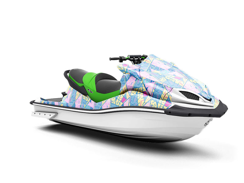 Gender Euphoria Art Deco Jet Ski Vinyl Customized Wrap