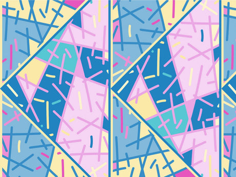 Gender Euphoria Art Deco Vinyl Wrap Pattern~Rwraps Series 914 Digitally Printed Vinyl Wrap~0