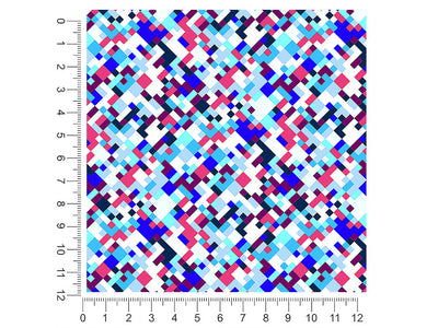 gender reveal pixel 1ft x 1ft Craft Sheets