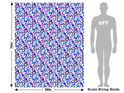 Gender Reveal Pixel Vehicle Wrap Scale~Rwraps Series 914 Gender Reveal Pixel Measurements~1