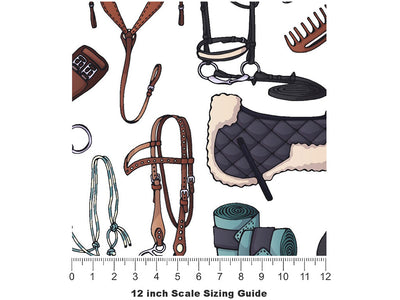 General Saddlery Sport Vinyl Film Pattern Size 12 inch Scale~Rwraps General Saddlery Sport Sizing Chart~2