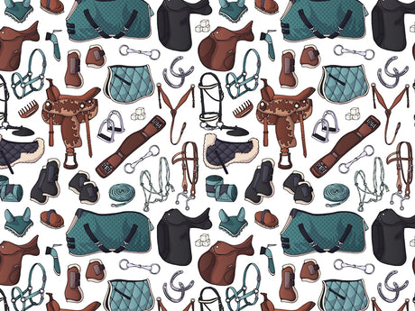 General Saddlery Sport Vinyl Wrap Pattern~Rwraps Series 914 Digitally Printed Vinyl Wrap~0