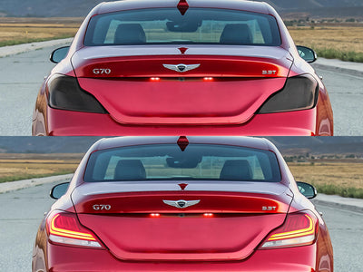 g70 Before and After Smoked Taillights