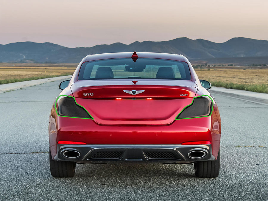 g70 Tail Light Tint Installation Points