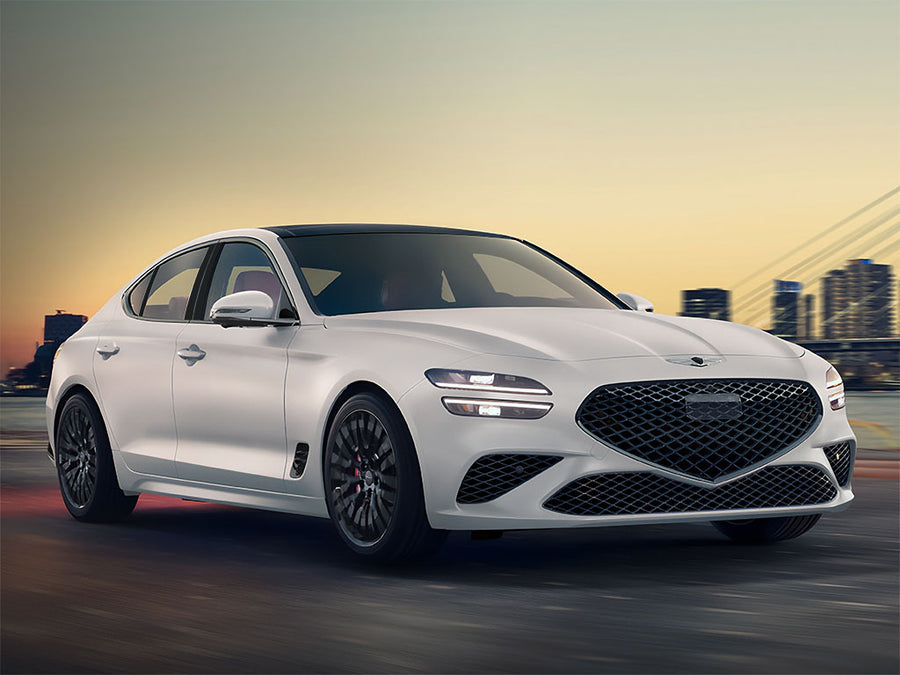 genesis g70 2019-2024 Matte Black Pillar Trim