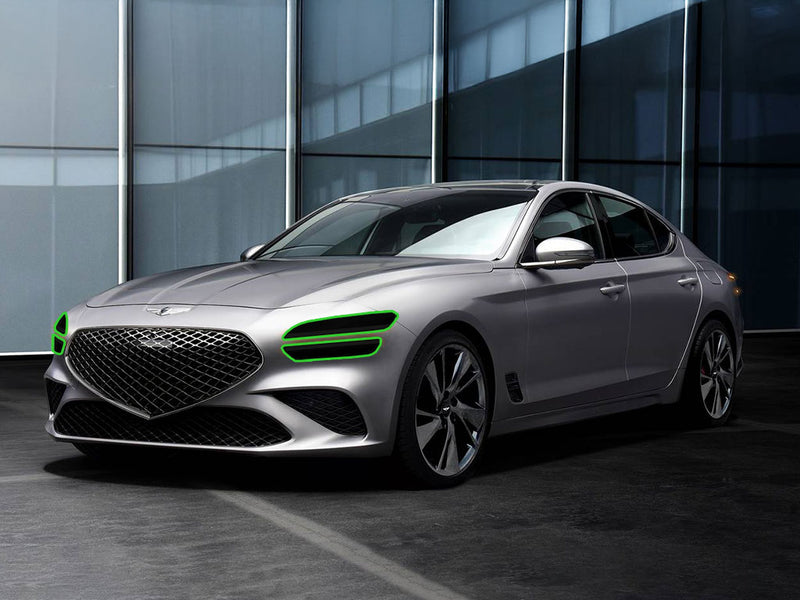 genesis g70 2022-2025 Headlight Tint Location
