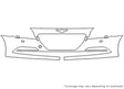 g80 Avery Dennison Clear Bra Bumper Precut PPF Diagram
