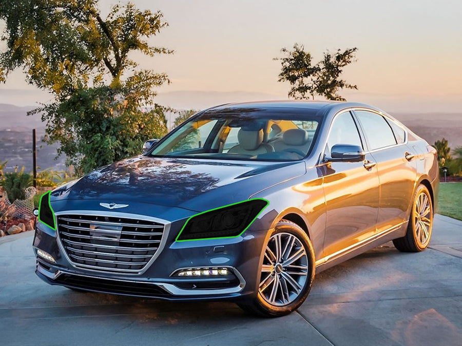 genesis g80 2017-2020 Headlight Tint Location