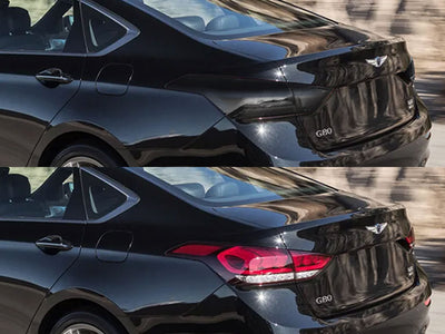 g80 Before and After Smoked Taillights