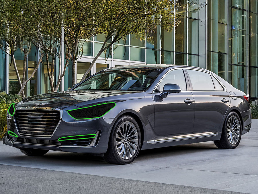 genesis g90 2017-2019 Headlight Tint Location