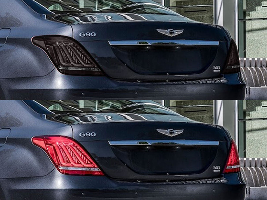 g90 Before and After Smoked Taillights