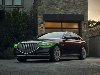 genesis g90 2020-2022 Headlight Protection Installation Location